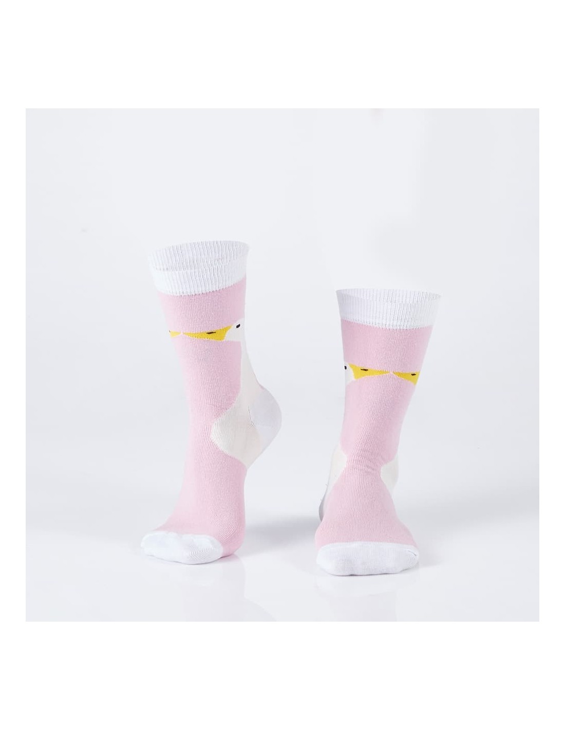 Pink men\'s socks with a duck SM34 - Online store - Boutique